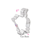 Cute Cat Butt Cookie Cutter, Cheeky Cat by Ann Clark