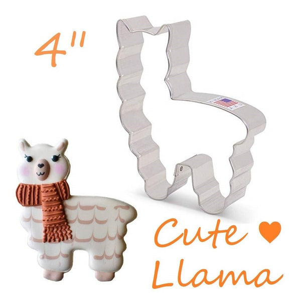 cute llama cookie cutter shape