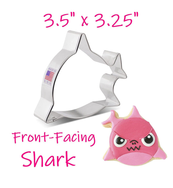 little cute shark cookie cutter by ann clark