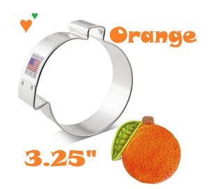 Orange Cookie Cutter, Cute Summer Fruit, Ann Clark