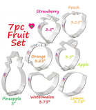 cute summer fruits cookie cutter set