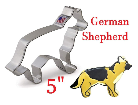 german shepherd cookie cutter by ann clark