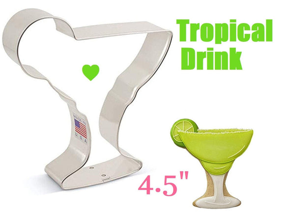 margarita drink cookie cutter shape