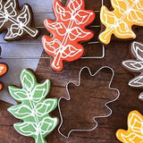 Small Oak Leaf Cookie Cutter, Fall Autumn Baking, Ann Clark