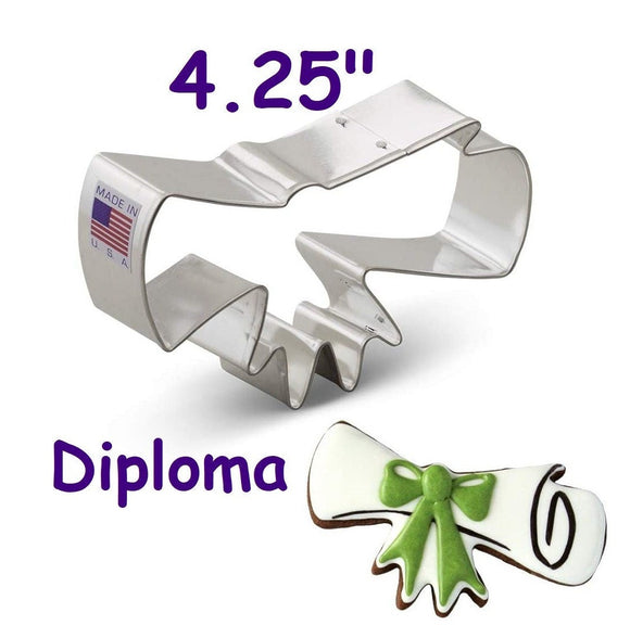 diploma graduation cookie cutter