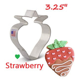 strawberry fruit cookie cutter