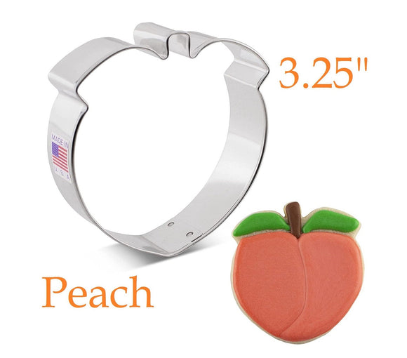 peach cookie cutter shape