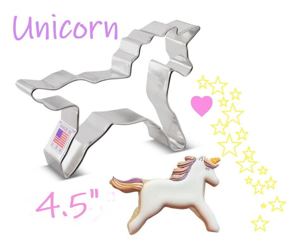 unicorn cookie cutter by Ann Clark 