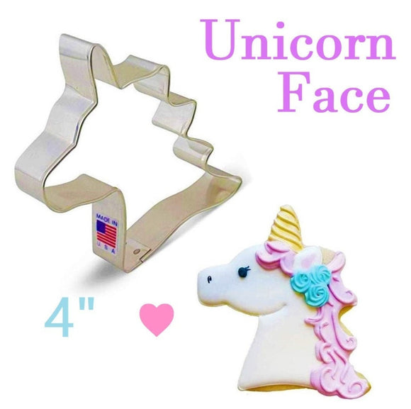 unicorn face cookie cutter