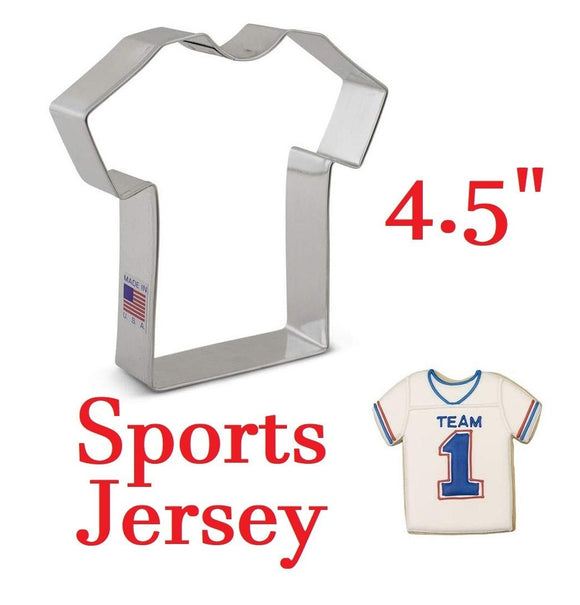 large football jersey cookie cutter