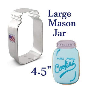 large mason jar cookie  cutter