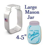 large mason jar cookie  cutter