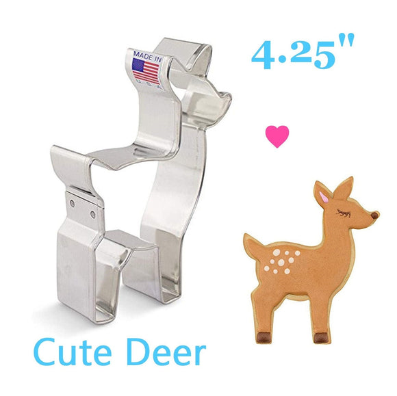 cute deer cookie cutter