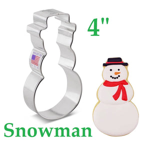 snowman cookie cutter for Christmas baking