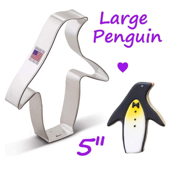 large penguin cookie cutter, ann clark