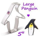 large penguin cookie cutter, ann clark