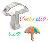 Cute Umbrella Cookie Cutter, Spring Weather Shape, Ann Clark