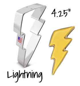 bolt of lightning cookie cutter