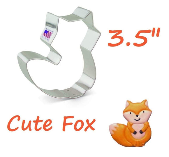 cute fox cookie cutter