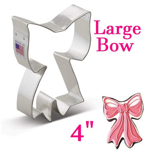 Christmas gift ribbon bow cookie cutter