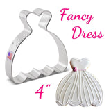 fancy wedding dress cookie cutter