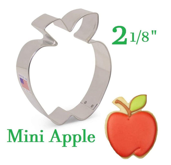 mini apple cookie cutter by ann clark