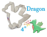 fire breathing dragon cookie cutter