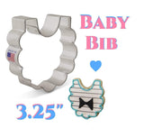 baby bib cookie cutter by ann clark