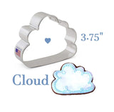 Cloud Cookie Cutter Set, 2pc Travel Cookie Cutters