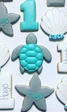 4" Cute Sea Turtle Cookie Cutter, Ocean and Beach Animal, Ann Clark