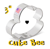 cute bee cookie cutter by ann clark