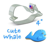 cute whale cookie cutter