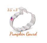 Pumpkin Gourd Cookie Cutter, Autumn Jack O'Lantern Ann Clark