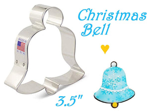 Christmas bell cookie cutter