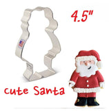 santa claus cookie cutter