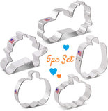 5 piece pumpkin lover's cookie cutters