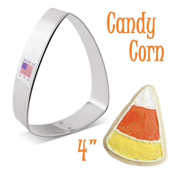 candy corn cookie cutter shape for autumn baking