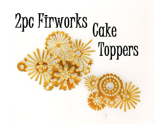 fireworks cake toppers for birthday and weddings