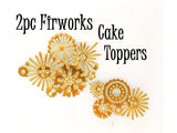 fireworks cake toppers for birthday and weddings