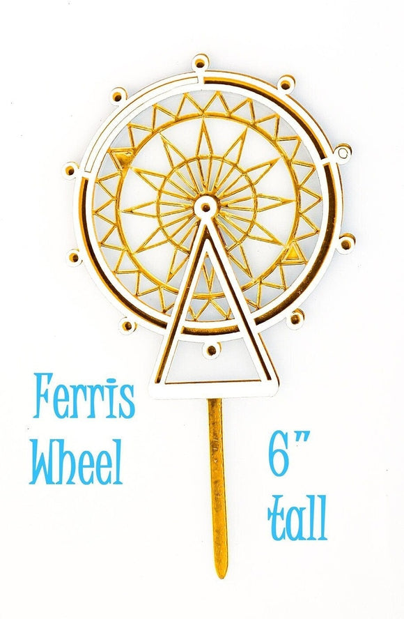 ferris wheel cake topper