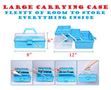 roomy carrying case is included