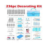 HUGE Cake Decorating Kit in Carrying Case, Pro Cake Decorator Set