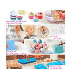 HUGE Cake Decorating Kit in Carrying Case, Pro Cake Decorator Set