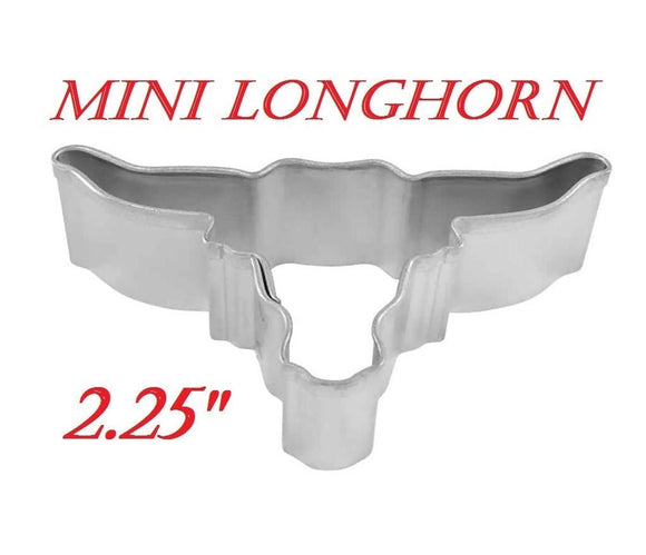 mini texas longhorn cattle cookie cutter