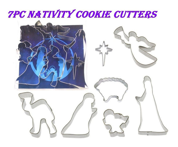 nativity scene cookie cutters for christmas