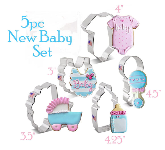 new baby cookie cutter set