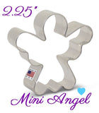 mini angel cookie cutter by ann clark