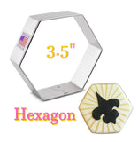 hexagon cookie cutter ann clark