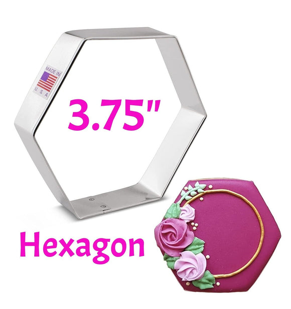 large hexagon cookie cutter ann clark