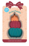 stacked pumpkin carded cookie cutter